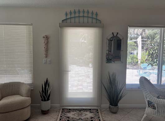 Cordless Designer Screen Shades with Norman Facia