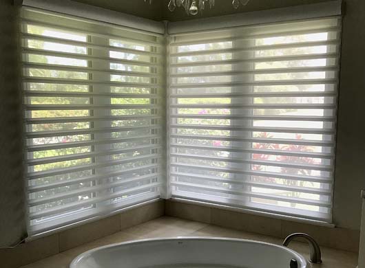 Silhouette® Sheer Shades - Open Silhouette® Sheer Shades - Half Open Silhouette® Sheer Shades - Open