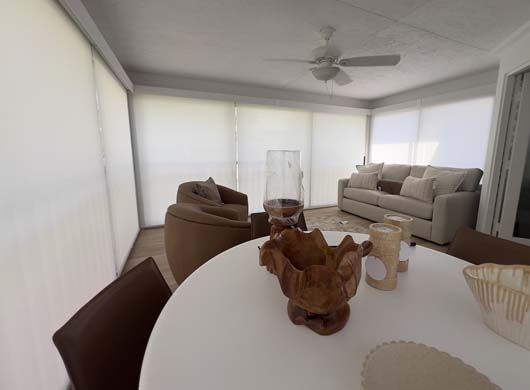 Norman Precision Lift Roller Shades Up